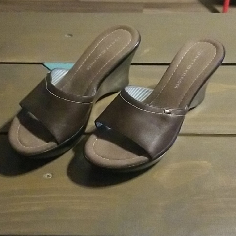 Tommy Hilfiger Brown Wedges 6M